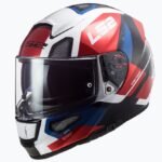 LS2 Helmet FF397 Vector Evo Automat White/Red