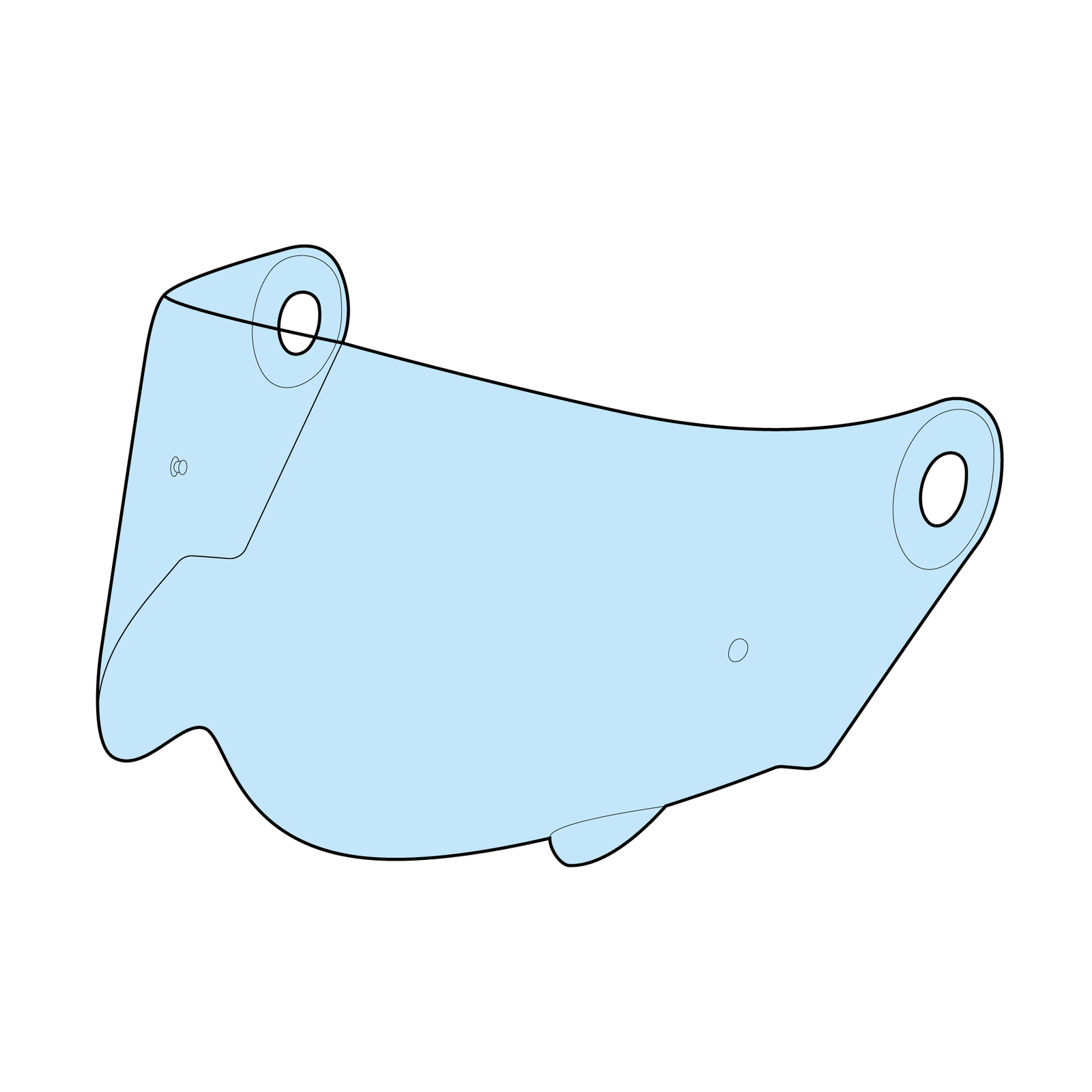 638-102112.png SIMPSON Darksome Visor Clear - Image 1