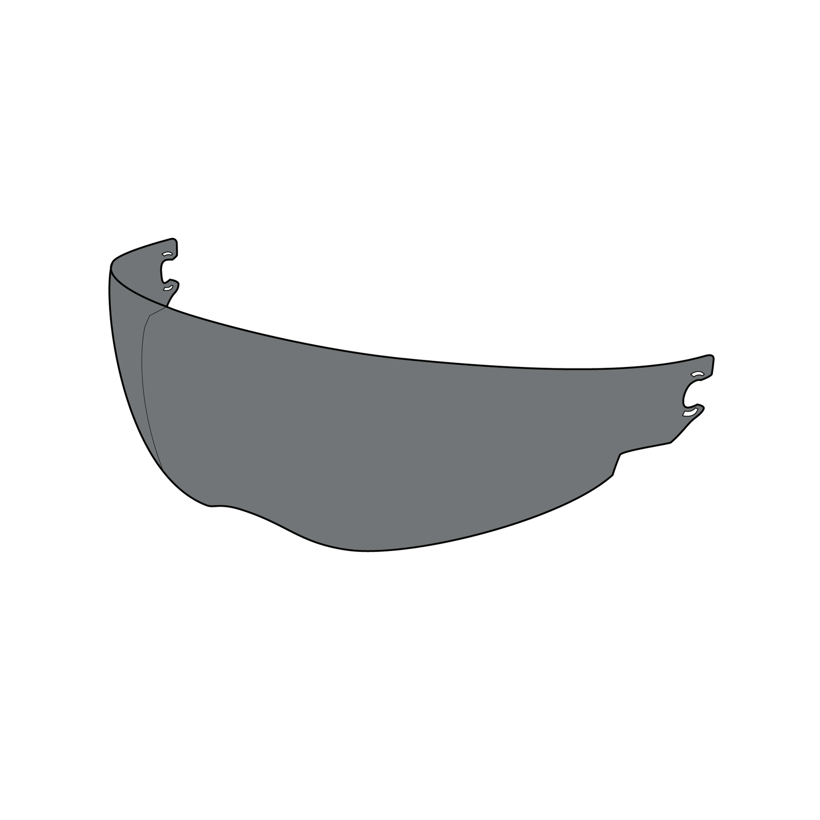 638-102118.png SIMPSON Darksome/Venom Inner Sun Visor Dark Tint - Image 1