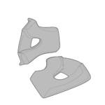 SIMPSON Darksome Cheek Pads