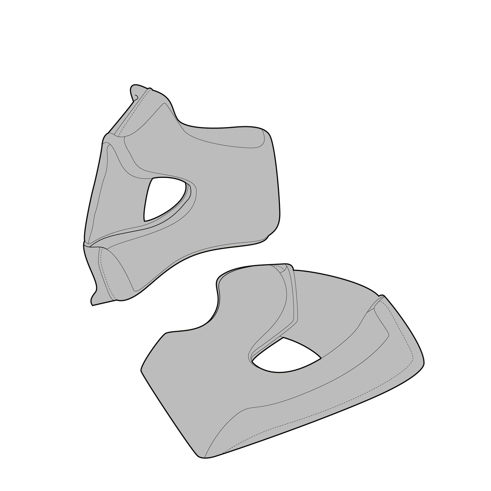 638-102125.png SIMPSON Darksome Cheek Pads - Image 1