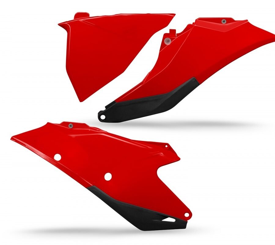 UFO Side panel + Airbox cover left GasGas MC125-450 + EC250-350 2021-23 Red 062