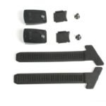 Kit ext. Toothed band BLACK + button +screws STEALTH