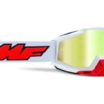 FMF POWERBOMB Goggle Rocket White - True Gold Lens