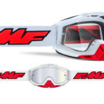 FMF POWERBOMB Goggle Rocket White - Clear Lens