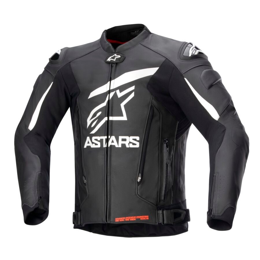 Alpinestars Leather Jacket GP Plus R v4 Black/White 50