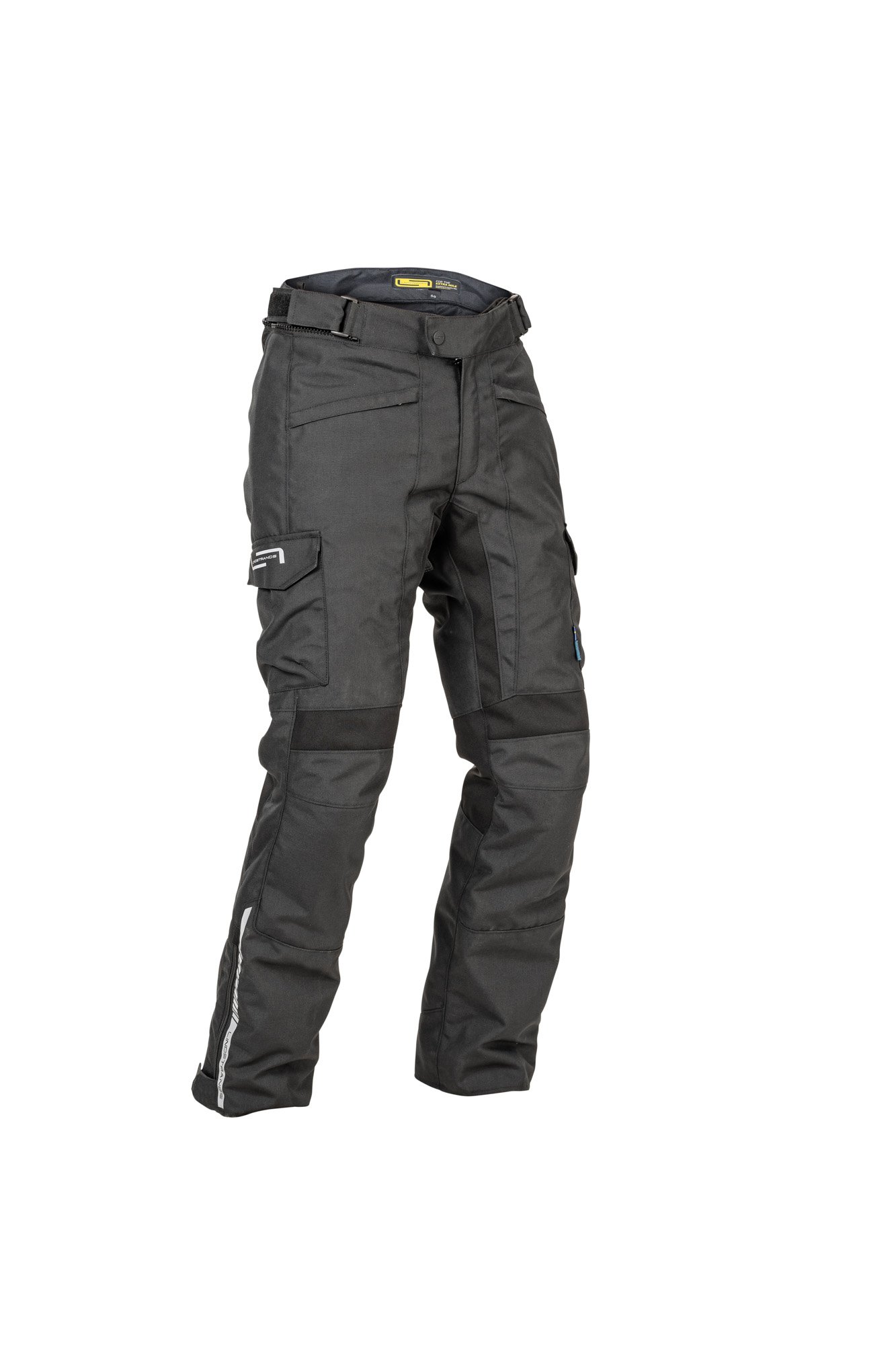 720-24073000.jpg Lindstrands Textile pants Borgvik Woman Pants Black short and wide D24 - Image 1