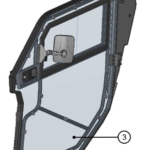 DFK Door assembly Left Can-Am Maverick Trail