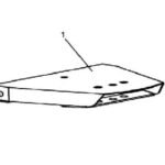 Bronco Drawbar adjusting plate for flail mower 77-12490