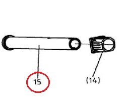 77-SLH-129.jpg Bronco Drawbar axle for flail mower 77-12490 - Image 1