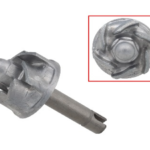 Bronco Waterpump shaft with impeller
