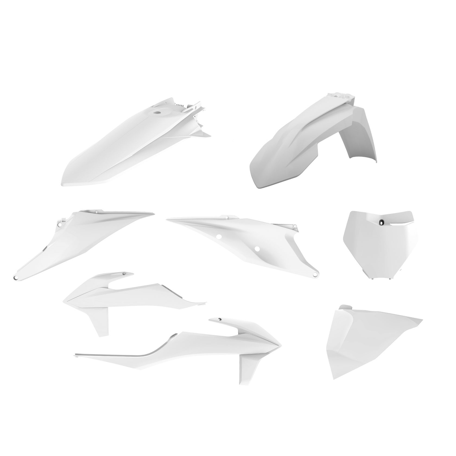 90913.png Polisport kit KTM SX/XC/SX-F/XC-F(19) white BD (1) - Image 1