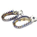 Scar Titanium Footpegs Anti Mud - Yamaha