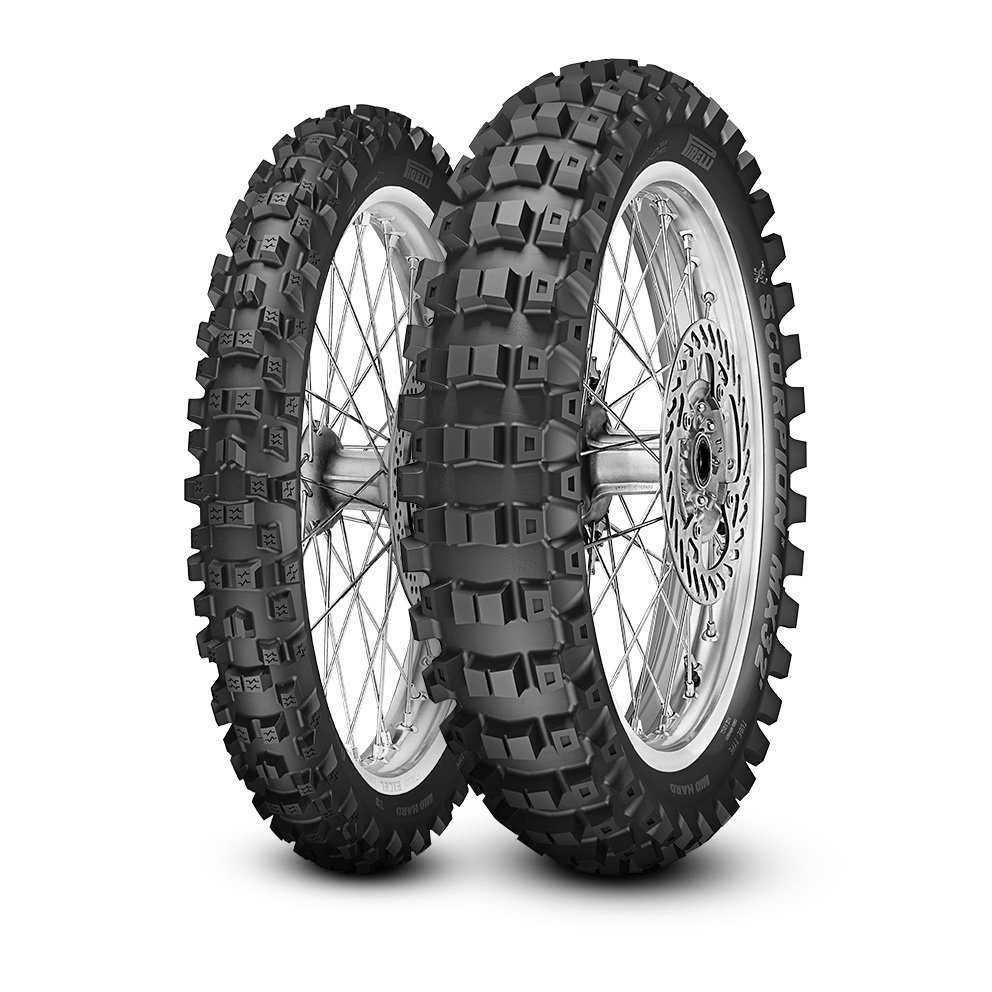 ScorpionMX32MidHard-2020.jpg Pirelli Scorpion MX32 Mid Hard 110/90-19 NHS 62M Re. - Image 1