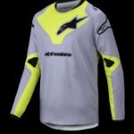 Alpinestars Jersey Racer Junior Veil Gray/Yellow Fluo S