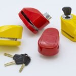 ABUS Disc Lock 277A (Alarm) yellow