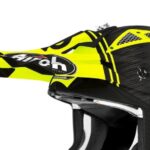 Airoh Aviator Ace Peak Kybon yellow matt