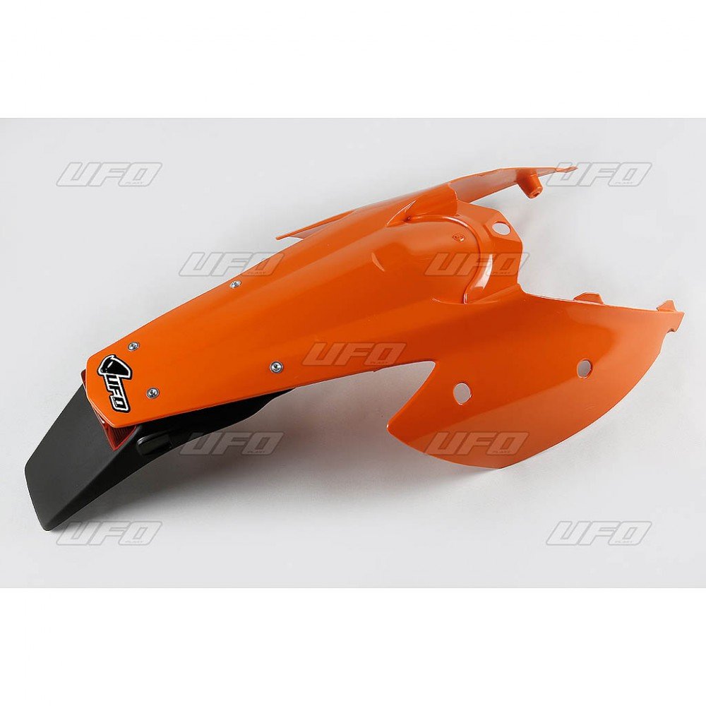 650-3081-127.jpg UFO Enduro rear fender whit light KTM EXC 04-07 Orange 127 - Image 1
