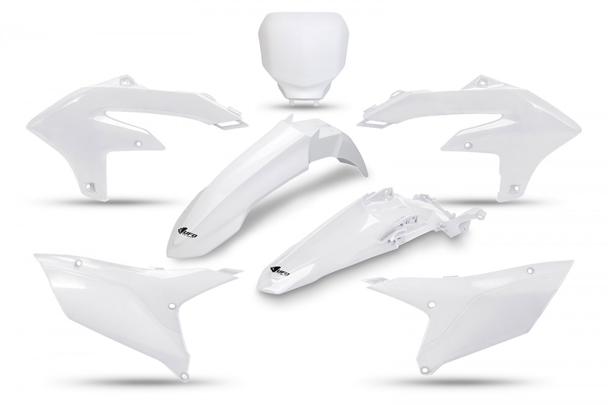 650-K326-046.jpg UFO Plastic kit 5-parts White 046 YZ450F 23- - Image 1