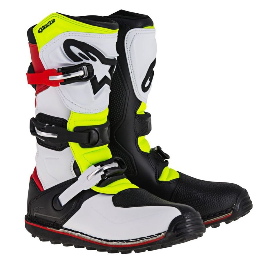Alpinestars Boot Tech-T 2017 White/Red/Fl Yellow/Black 48 (13)