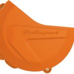 Polisport clutch cover prot. SX 125/200 16-17, EXC 125/200 17 orange (7)
