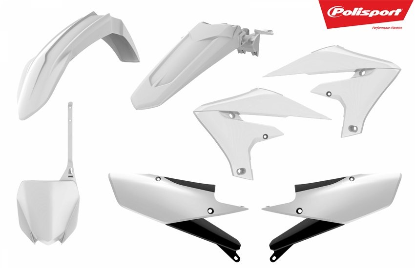 Polisport plastic kit YZ450F 18 WHITE (1)
