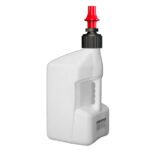 Tuff Jug Can 10L White w/ Red Ripper Cap