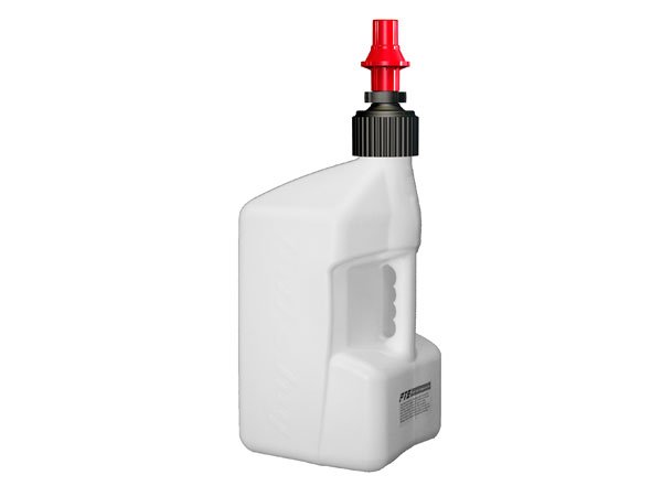 981-2010-010-2.jpg Tuff Jug Can 10L White w/ Red Ripper Cap - Image 1
