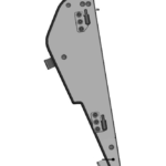 DFK Right Door base assembly Can-Am Maverick Trail