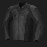 Alpinestars Leather Jacket Faster v3 Black/Black 56