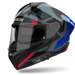 Airoh Helmet Matryx Rocket Blue/Red Gloss L
