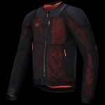 Alpinestars Jacket Troop-Air Pro Black/Red Fluo XXL