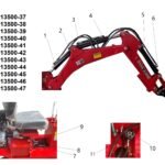 Bronco Hydraulic hose Lift boom front 77-13500