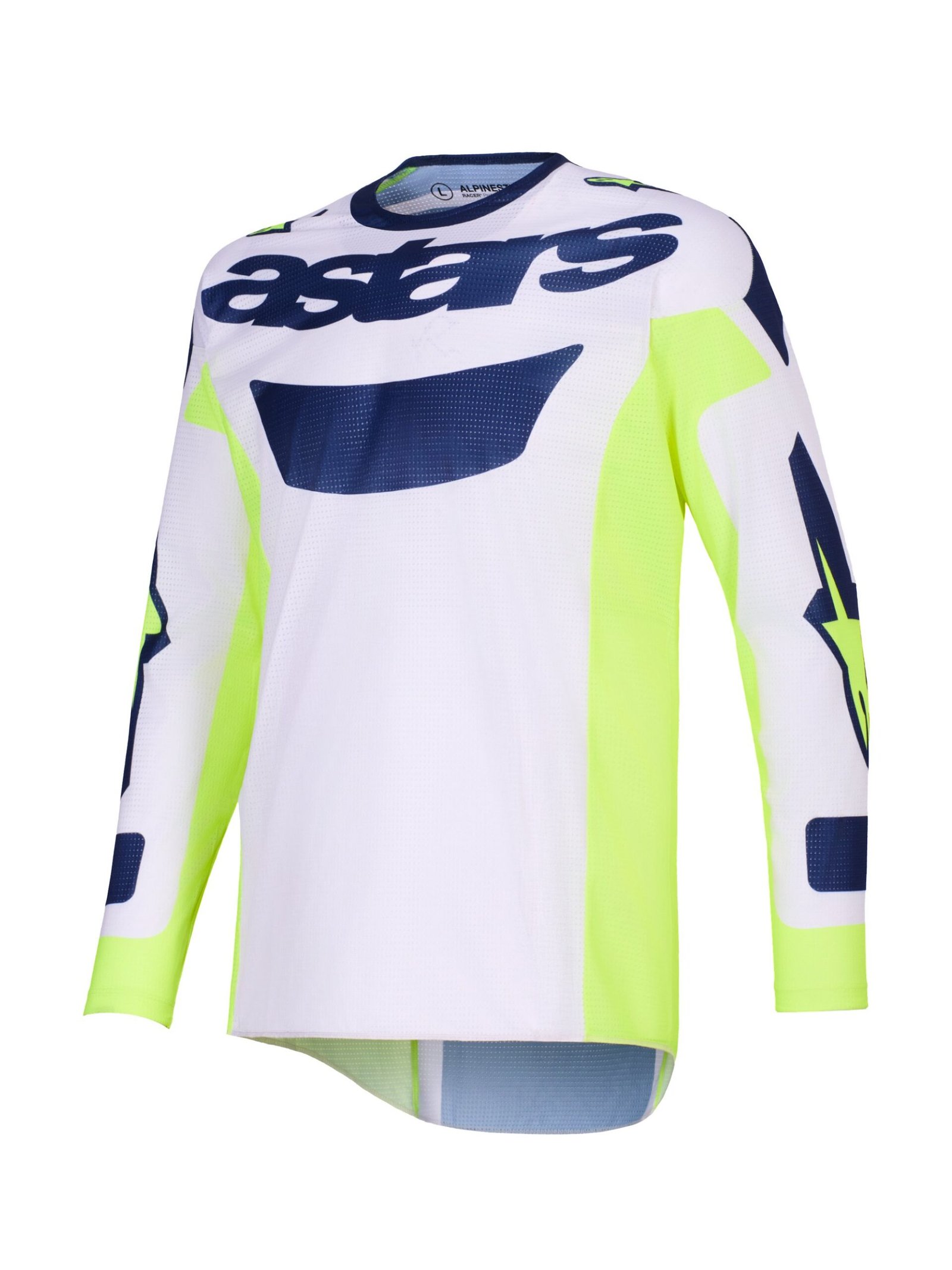 3760226-9570.jpg Alpinestars Jersey Racer Air Riway Gray/Fluo Yellow/Blue XXL - Image 1