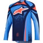 Alpinestars Jersey Techstar Nomur Navy/Orange/UCLA Blue XXL
