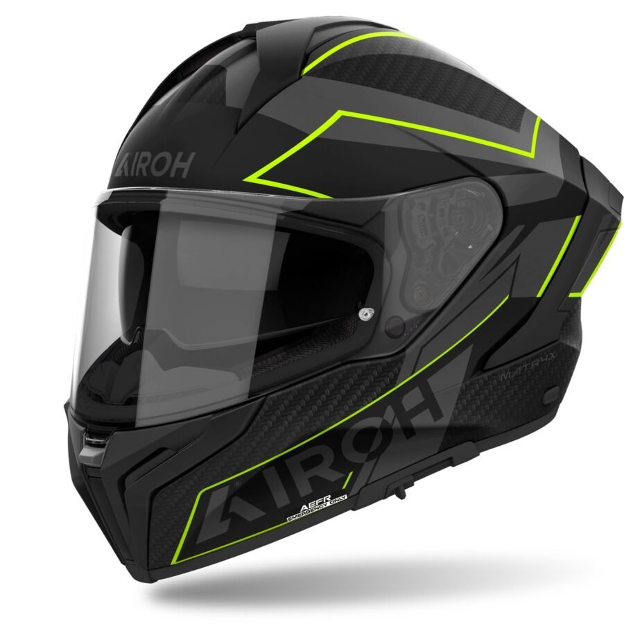 Airoh Helmet Matryx Sentinel Yellow Matt XXL