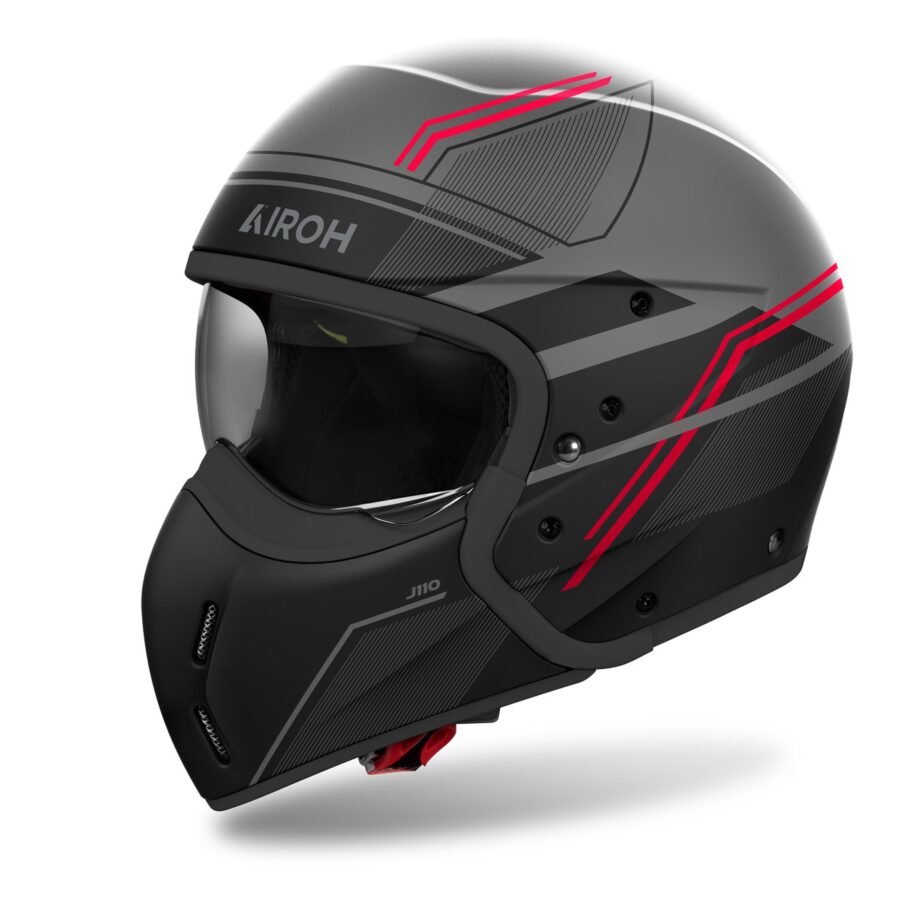 Airoh Helmet J 110 Slim Red Matt XXL