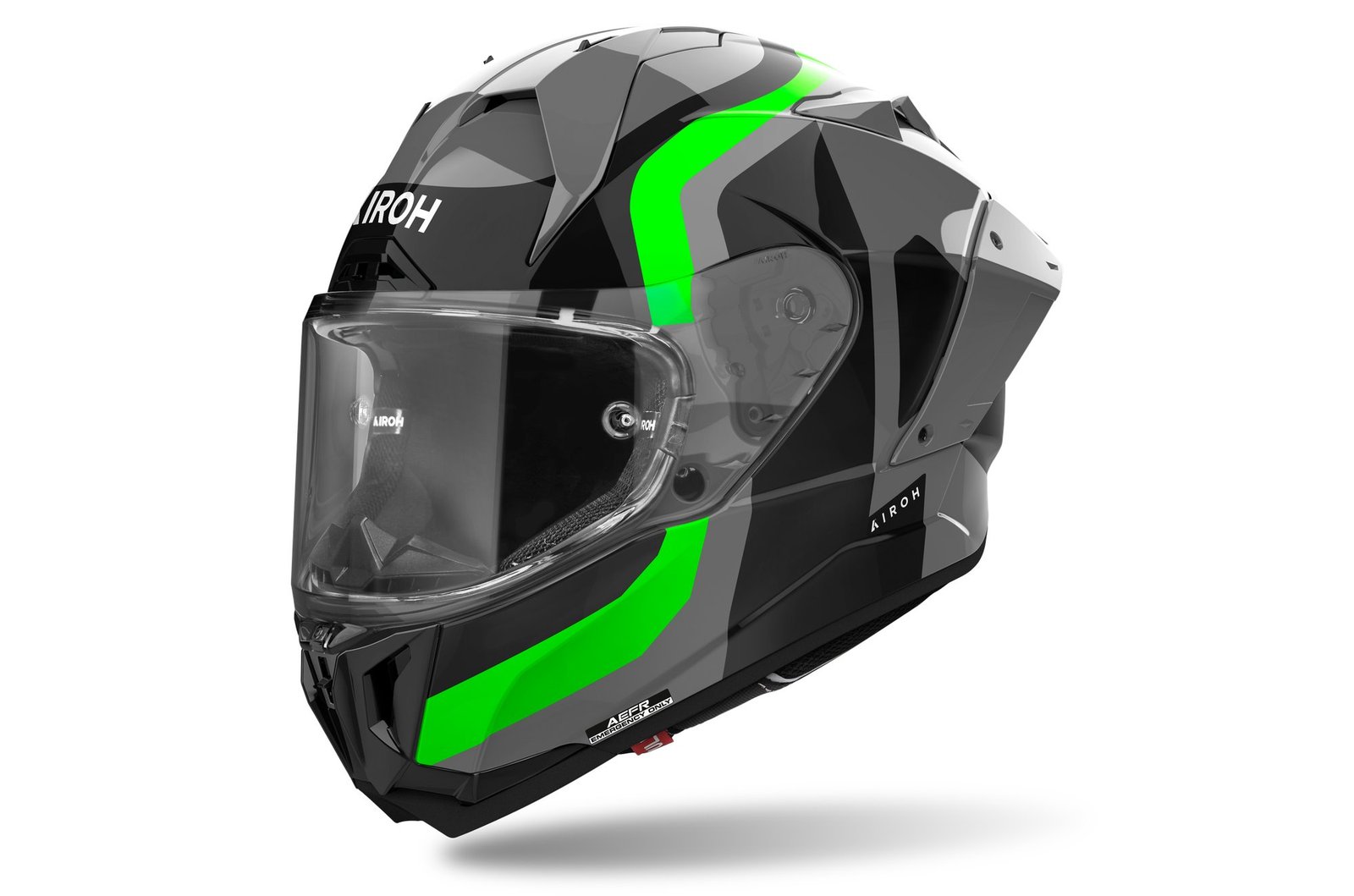 57-25065.jpg Airoh Helmet GP 800 Competition Green Fluo Gloss - Image 1