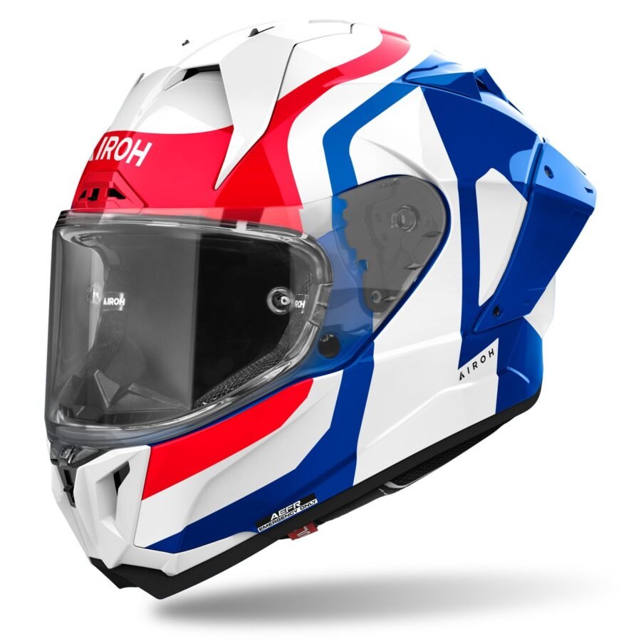 Airoh Helmet GP 800 Competition Blue/Red Gloss
