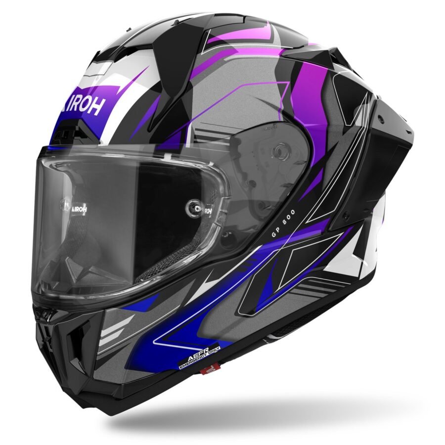 Airoh Helmet GP 800 Must Blue Gloss