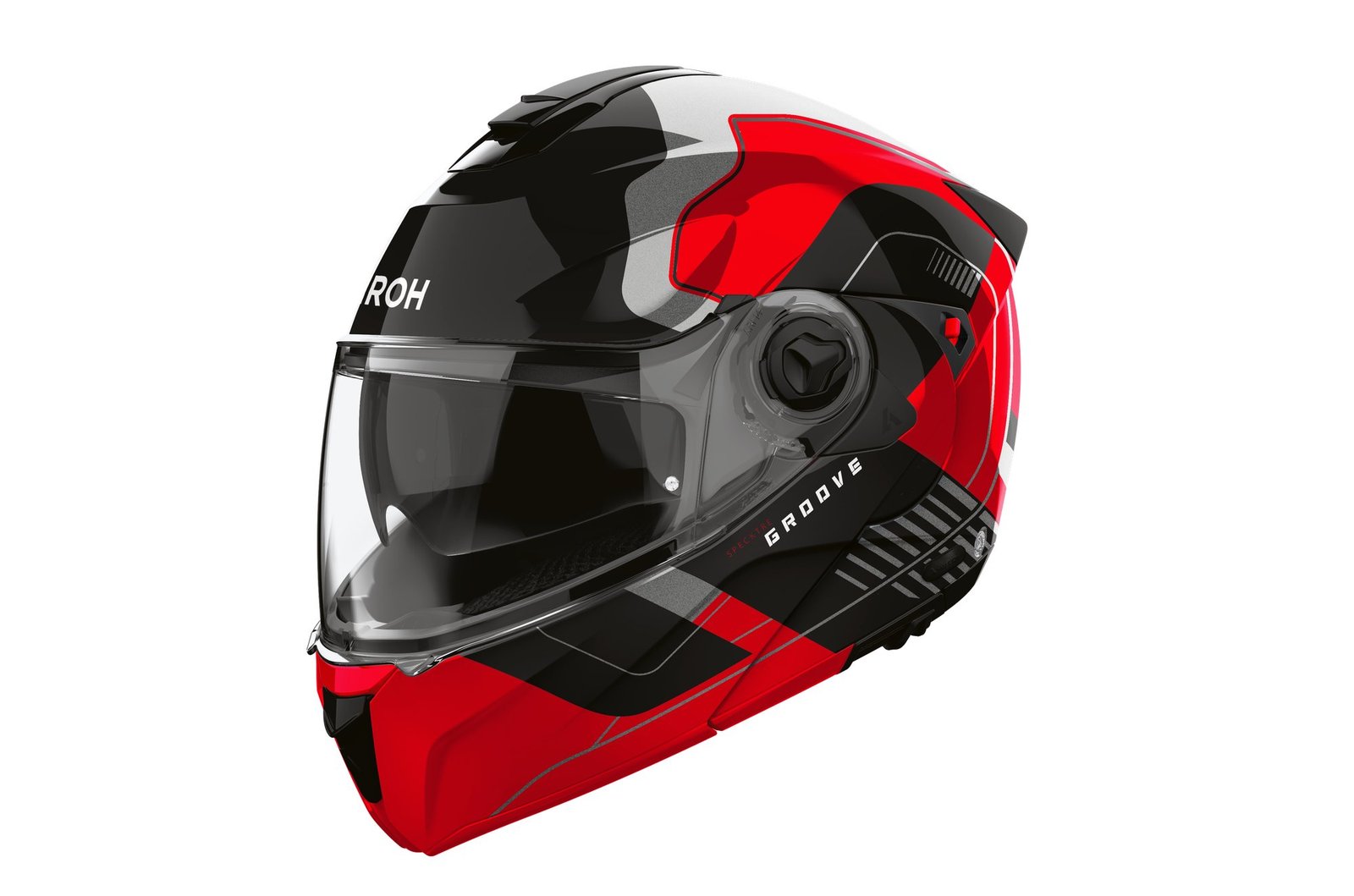 57-25083.jpg Airoh Helmet Specktre Groove Red Gloss XXL - Image 1