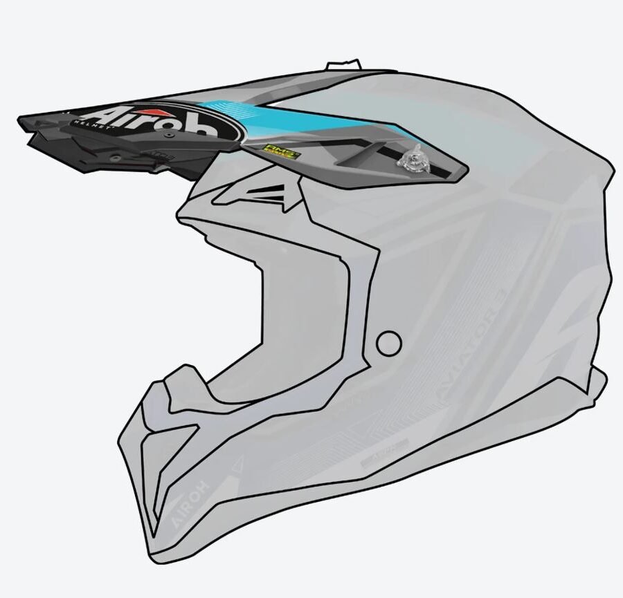 Airoh Aviator 3 Peak League blue gloss