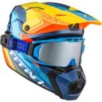 CKX Helmet Titan AMS Concordia Blue/Yellow/Red Gloss + Goggles