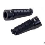 Puig Pair Footrests Hi-Tech Racing Right/Left C/Black