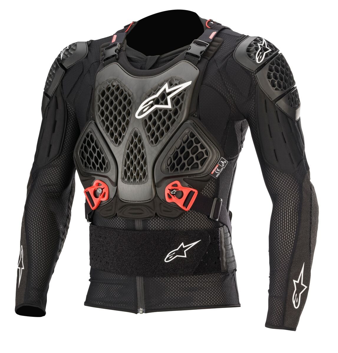 696-6506520-13.jpg Alpinestars Protection Jacket Bionic Tech v2 Black/Red 2XL - Image 1