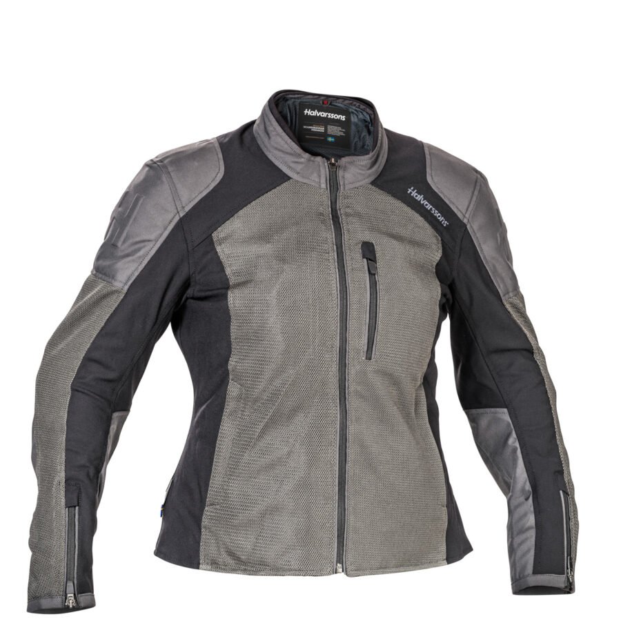 Halvarssons Textile Jacket Arvika Woman Black/grey 46