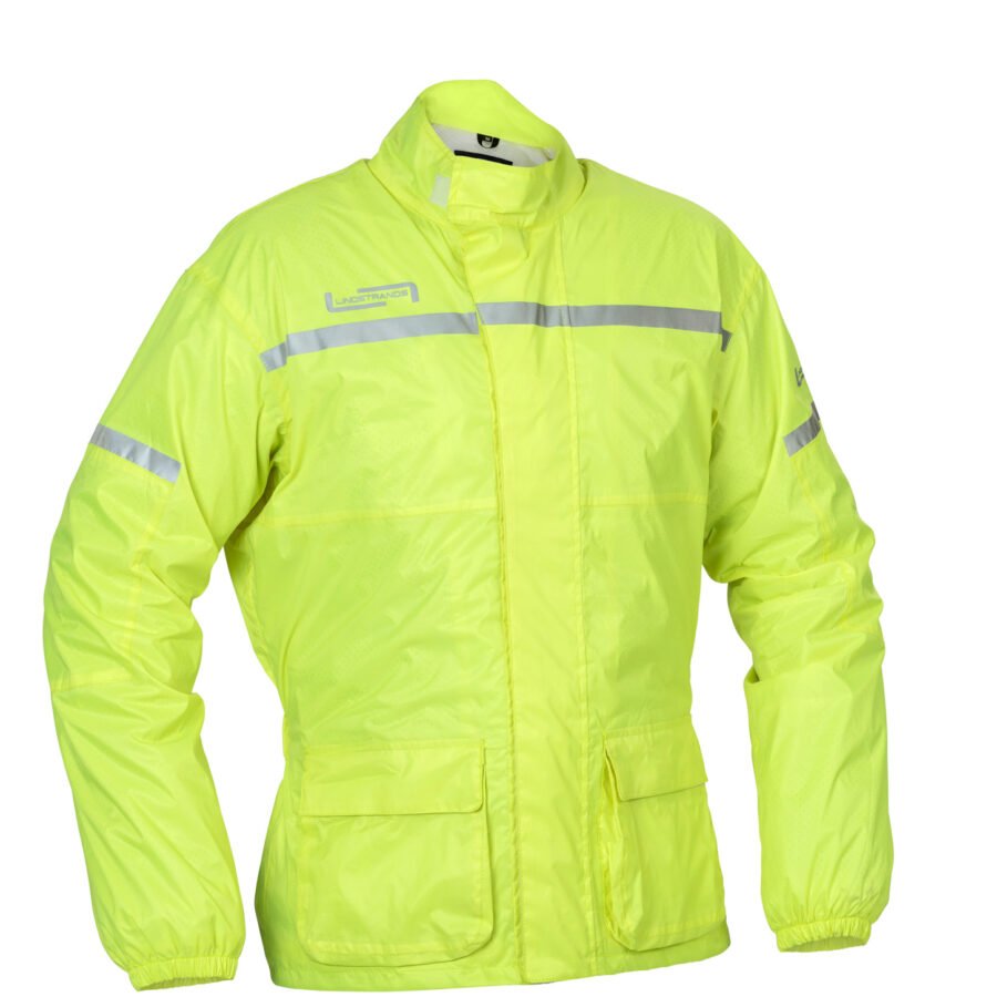 Lindstrands rain jacket Sidvallen jacket HV yellow 3XL