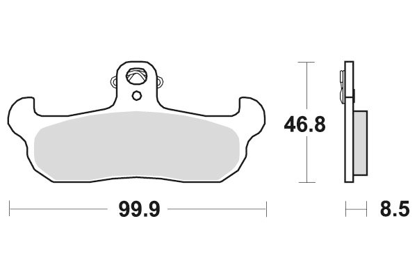 23-608.jpg Sbs Brakepads Racing Sintered - Image 1
