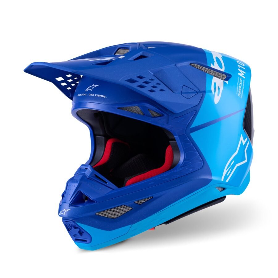 Alpinestars Helmet S-M10 Flood Met Blue/Blue/Carbon M