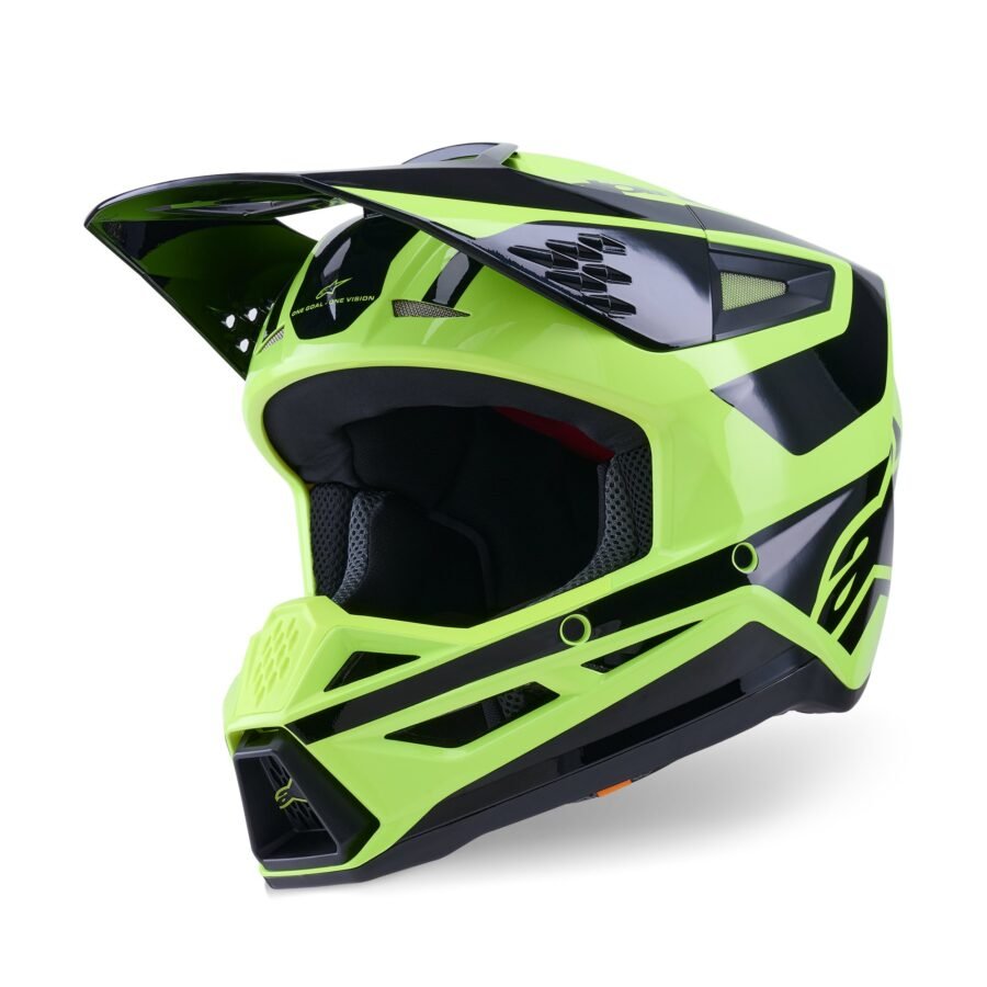 Alpinestars Helmet S-M3 Heat Fluo Yellow/Black XL